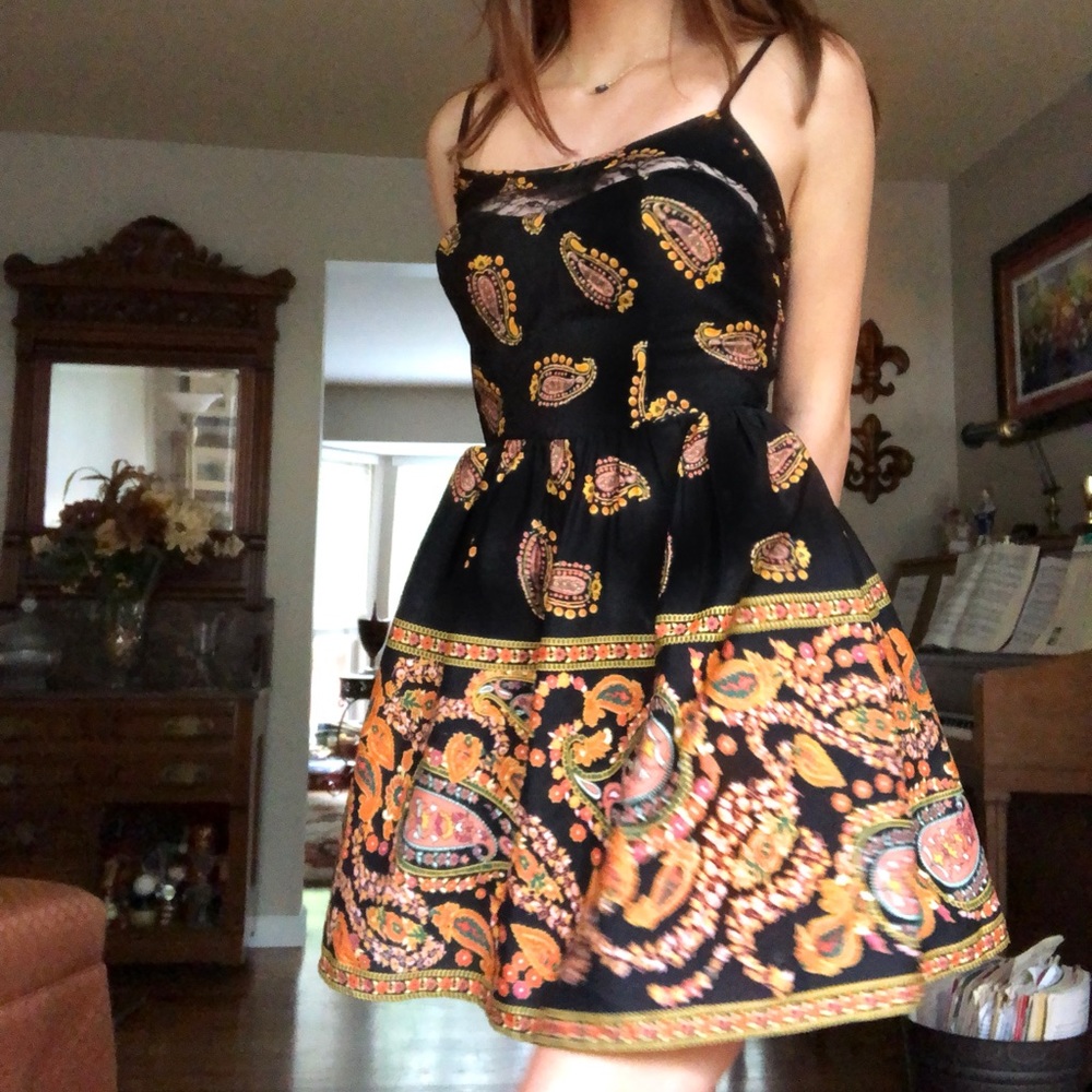 American rag Paisley dress